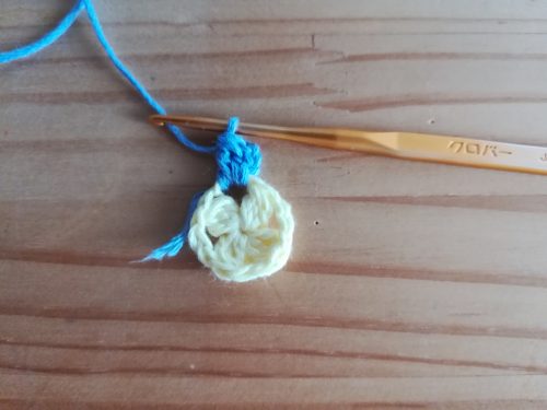 かぎ針編み 玉編みのモチーフ の編み方 手仕事好きの徒然ブログ