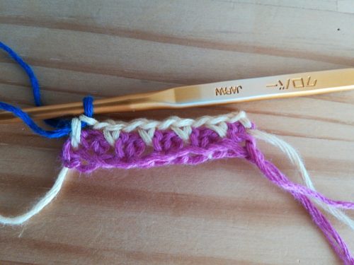 かぎ針編みの模様 その１ ーよね編みの編み方 手仕事好きの徒然ブログ