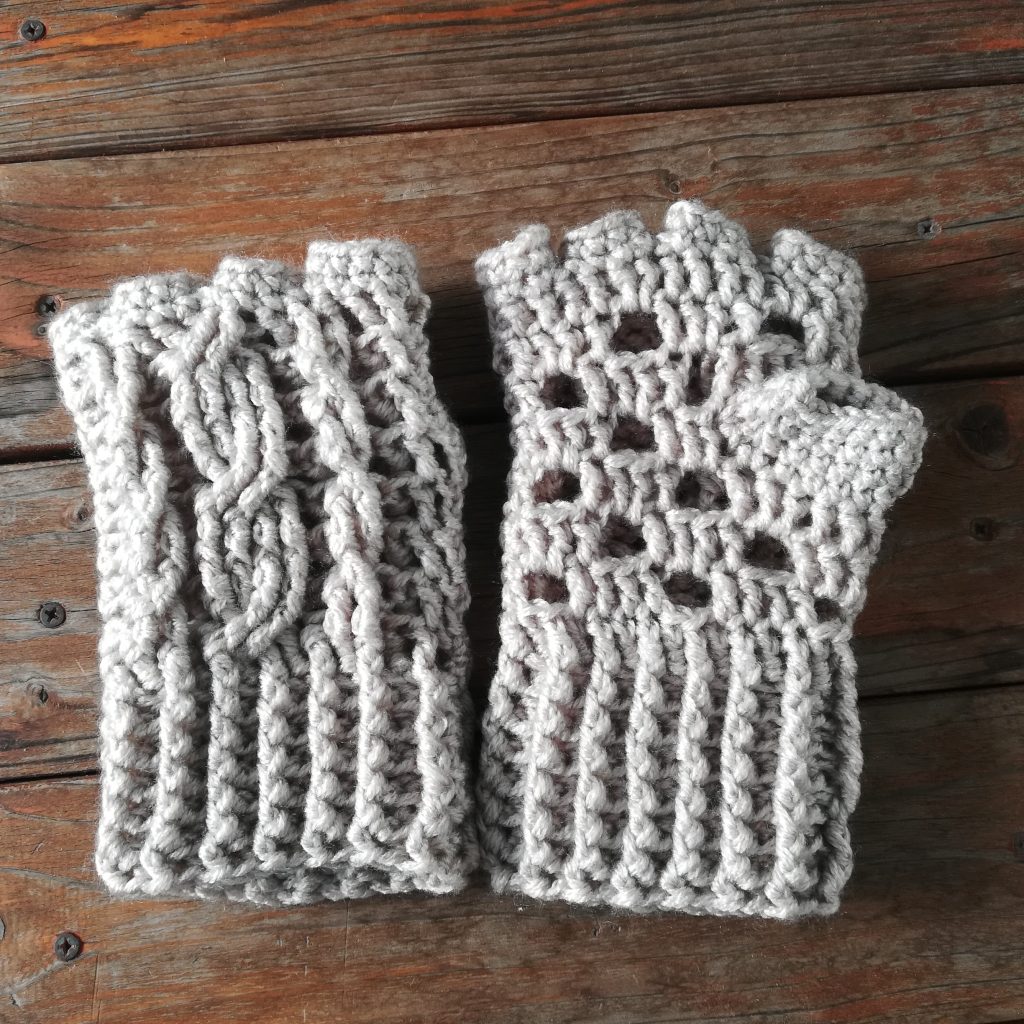 かぎ針編み「室内用手袋」の編み方