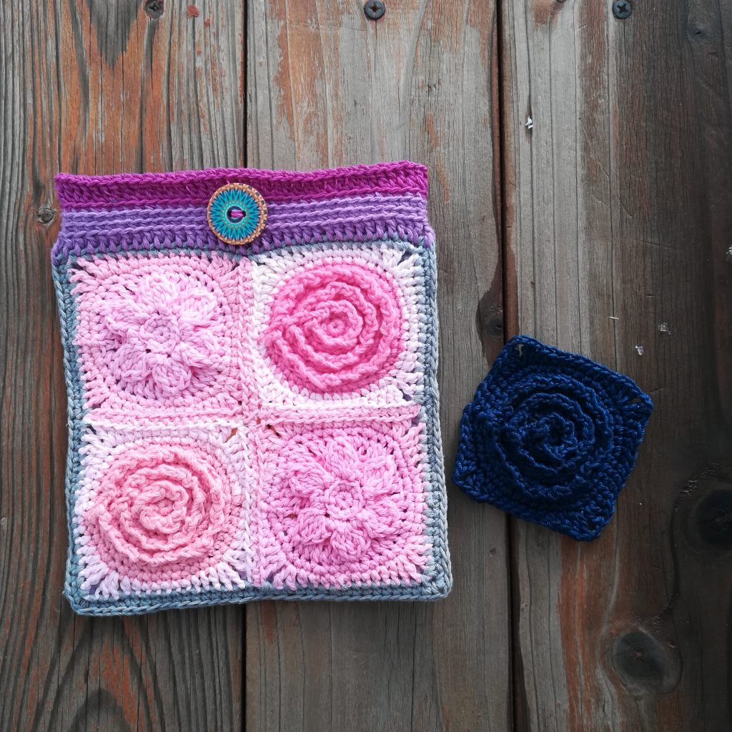 かぎ針編み「丸柄のモチーフ」の編み図と編み方